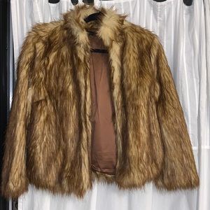 Faux fur jacket